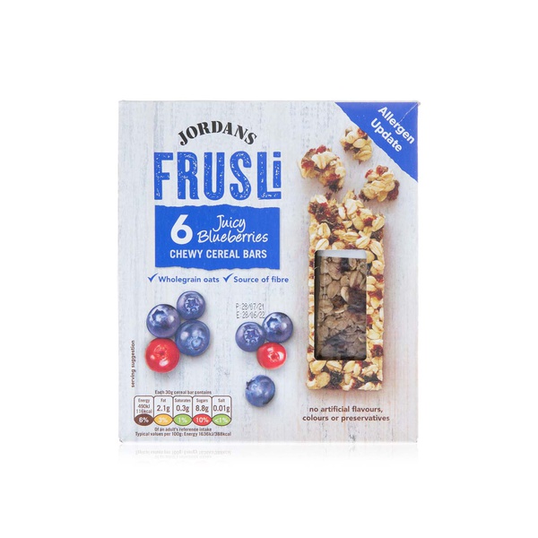 Jordans Blueberry Frusli Bars 6 x 30g