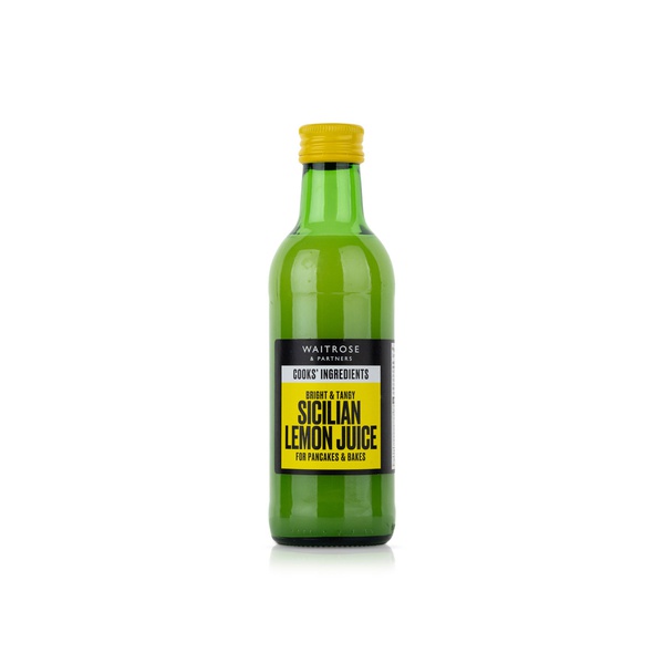 Waitrose Bright & Tangy Sicilian Lemon Juice 250ml