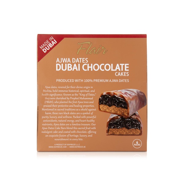 Flair Ajwa Dates Dubai Chocolate Cake Bar x 6 165g