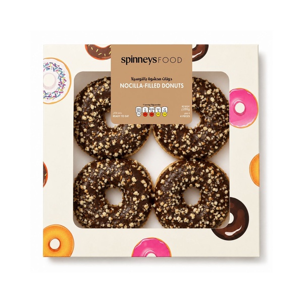 Nocilla Filled Donuts 4 x 72g