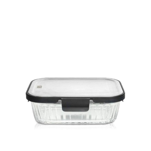 Iris Barcelona Lunchbox Glass 370ml Stainless Steel Lid