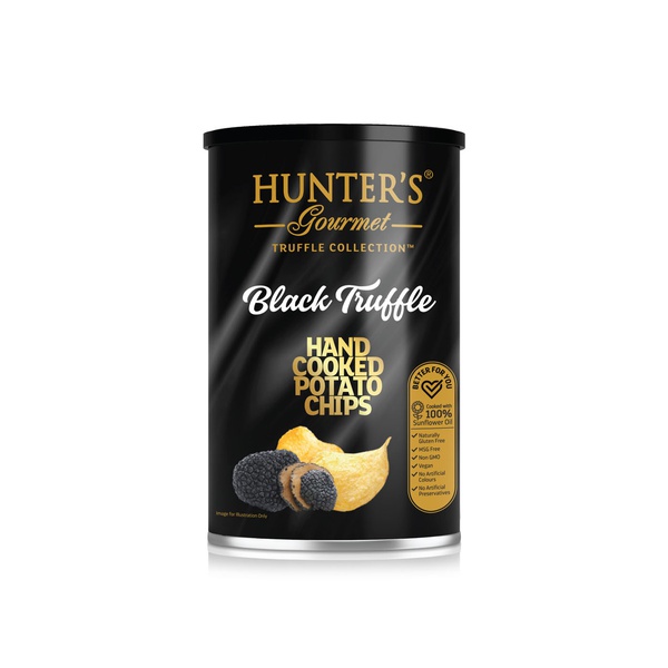Hunter's Gourmet Black Truffle Hand Cooked Potato Chips 150g