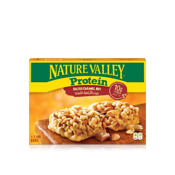 Nature Valley Salted Caramel Nut Protein Bars 4 x 40g