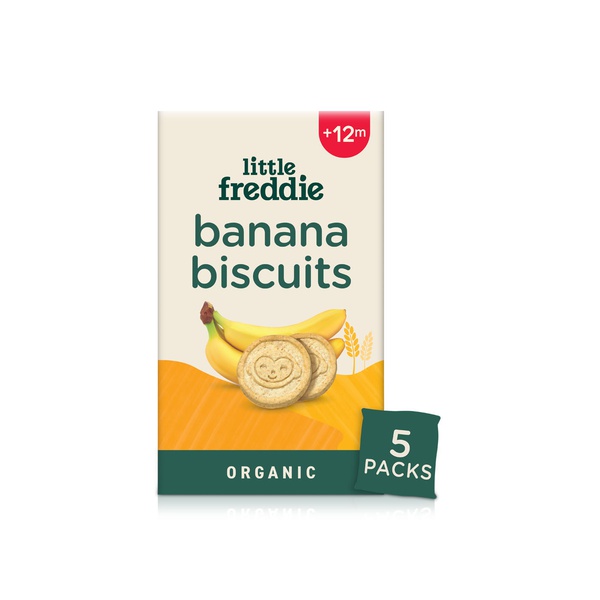 Little Freddie Organic Banana Biscuits Baby Food Snack (+12m) 100g