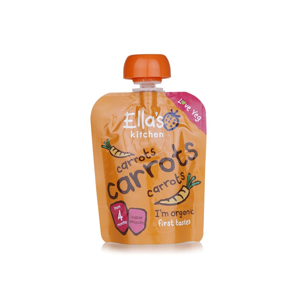 Ella's Kitchen Organic Carrots Puree 4+ Months 70g