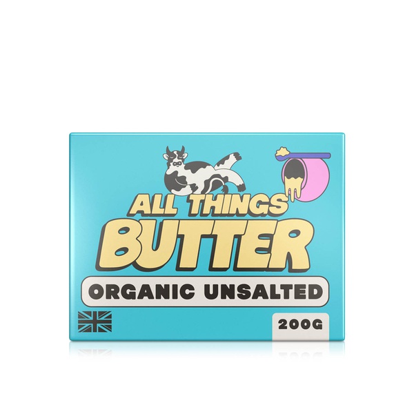 All Things Butter Organic Unsalted Butter 200g
