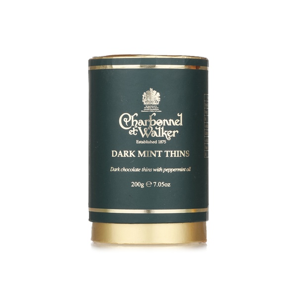 Charbonnel Et Walker Dark Mint Thins 195g