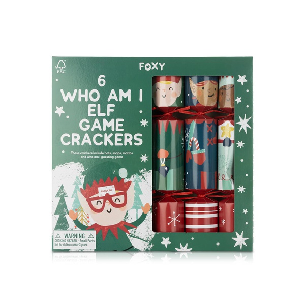 Heart & Soul Studio Elf Who Am I Game Crackers x 6