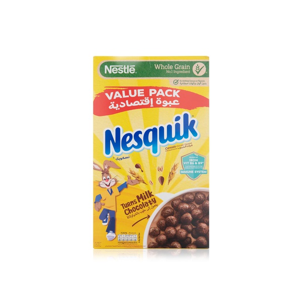 Buy Nestle nesquik chocolate cereals 500g in UAE