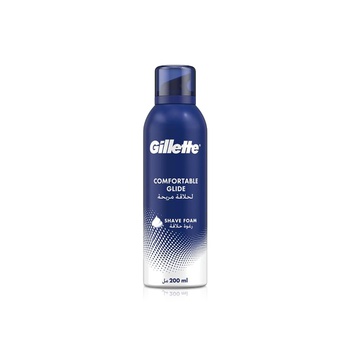 Gillette Comfortable Glide Shave Foam 200ml