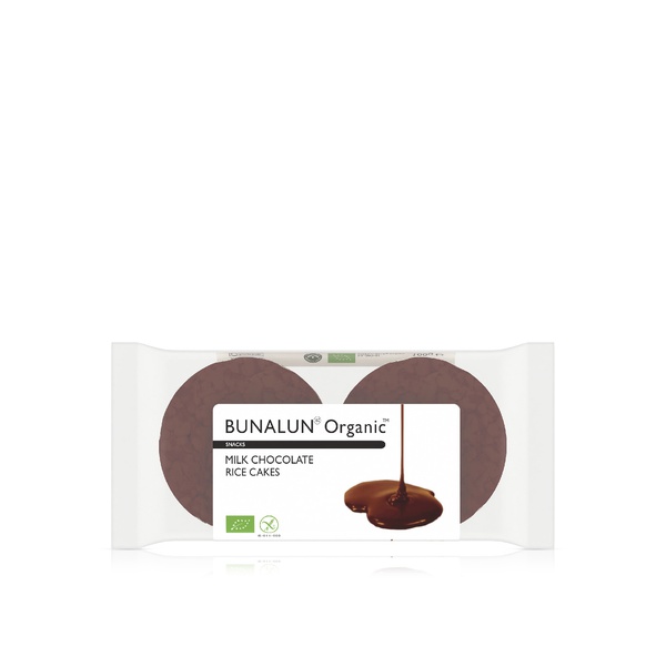 Bunalun Organic Milk Chocolate Rice Cakes 100g