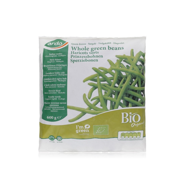 Buy Ardo organic whole green beans 600g in UAE