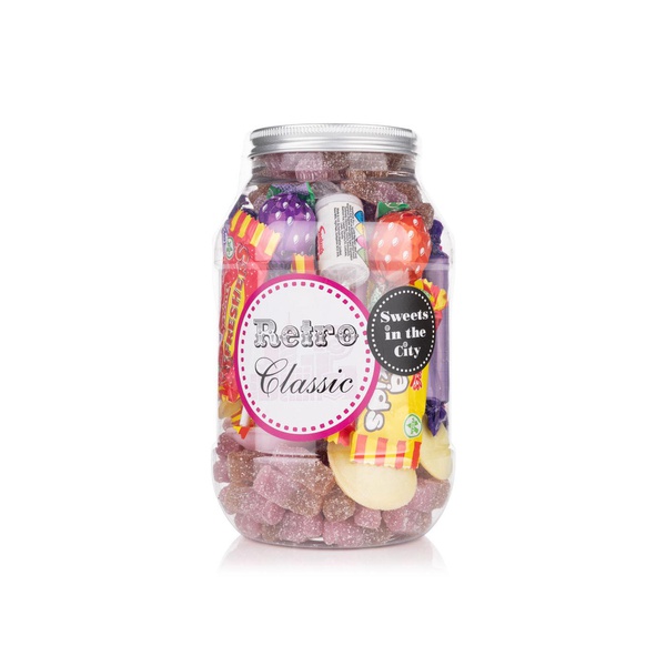 Sweets in the City Retro Classics Vegan Sweets Jar 405g