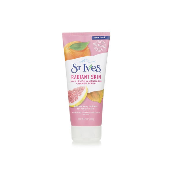 Buy St. Ives Radiant Skin pink lemon & mandarin orange scrub 170g in UAE