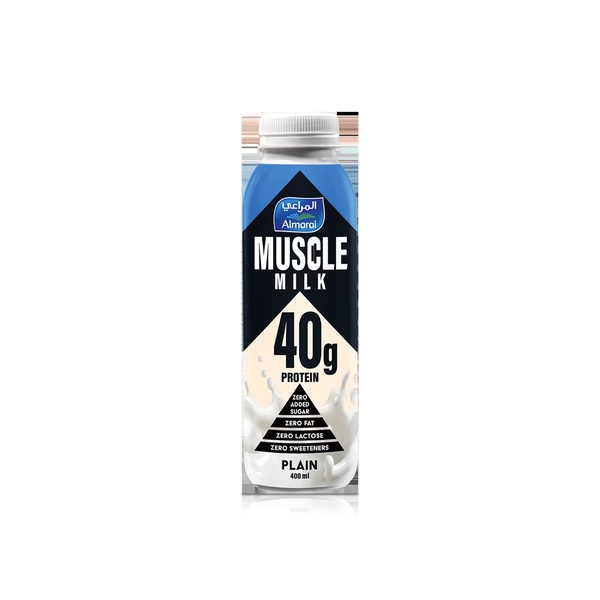 Almarai 40g Protein Plain Muscle Milk 400ml