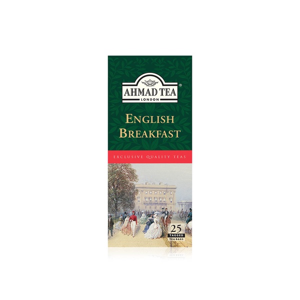 Buy Ahmad Tea English Breakfast tea bags 25s 2g in UAE