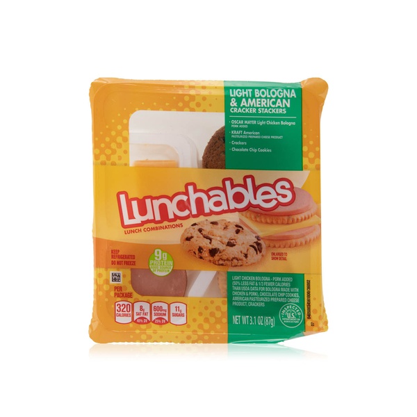 Oscar Mayer Lunchables Light Bologna and American Cheese Cracker Stackers 87g