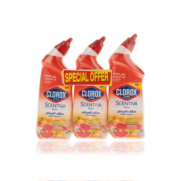 Clorox scentiva toilet cleaner Madagascar citrus grove 3 pack ...