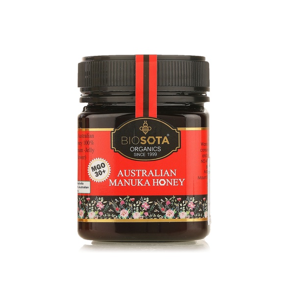 Buy Biosota Organics manuka honey MGO 30+ 250g in UAE