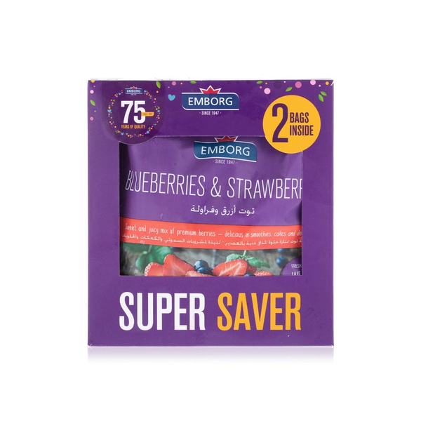 Emborg Frozen Blueberries And Strawberries 400G