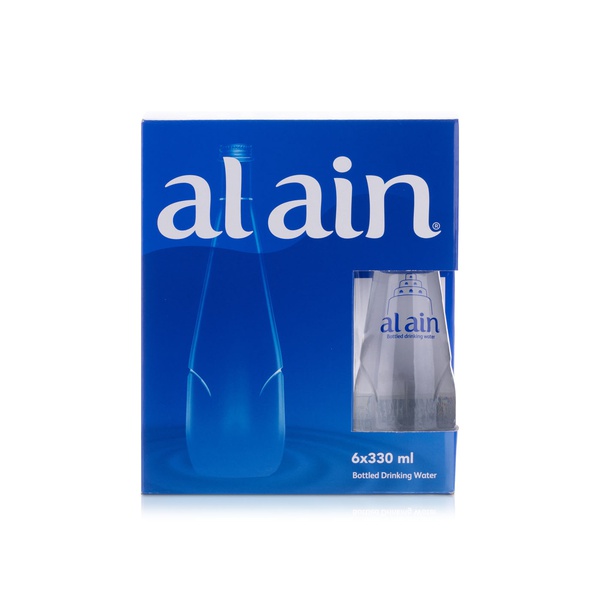 Al Ain Glass Bottled Water 330ml x 6