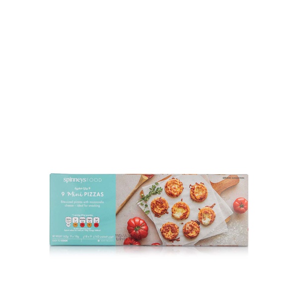Spinneysfood Frozen Air-Fryer Mini Pizza 18g x 9 162g