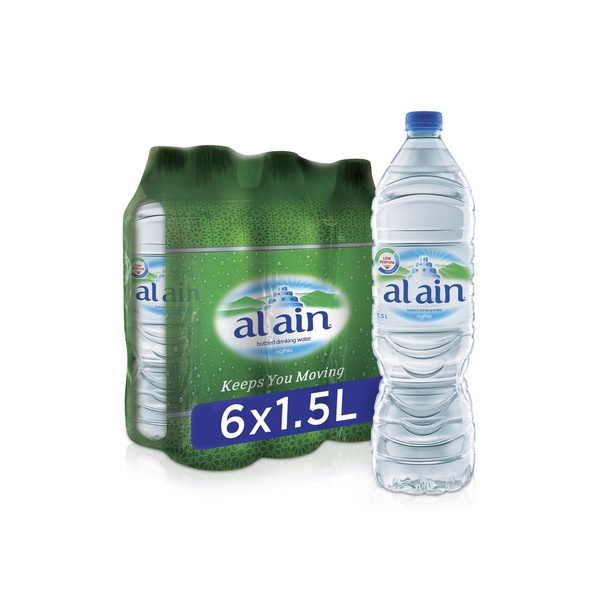 Al Ain Bottled Drinking Water 1.5 litre x 6