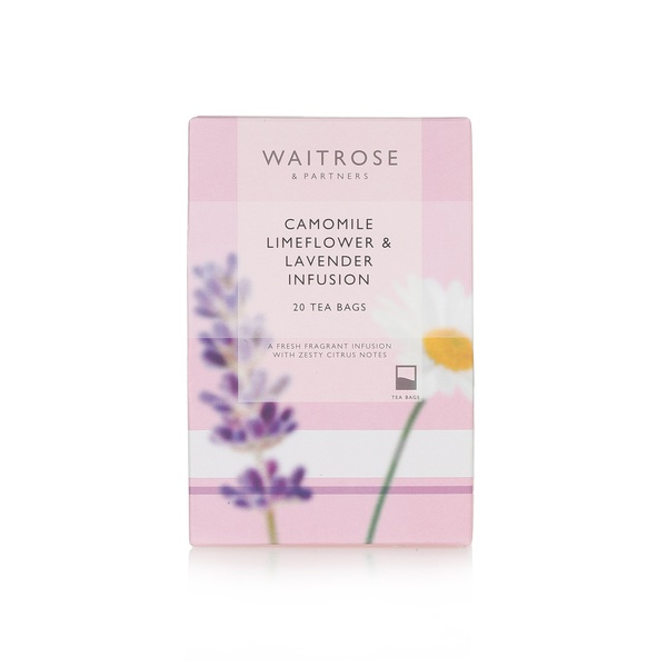 Waitrose Camomile, Limeflower & Lavender Infusion 20s 30g