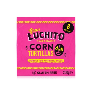 Gran Luchito 8 Mexican Corn Tortillas 200g