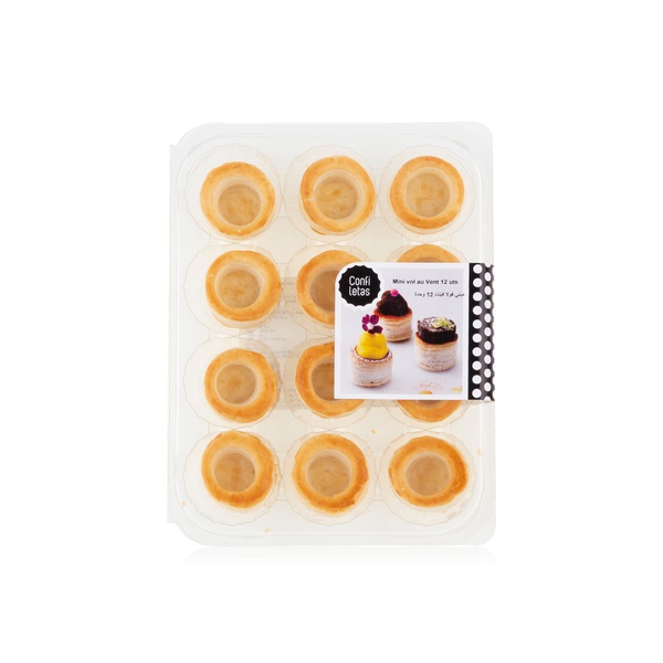 Confiletas mini vol au vent cases x12