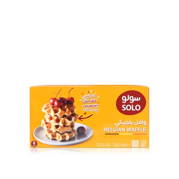 Solo Frozen Belgian Waffles 200g