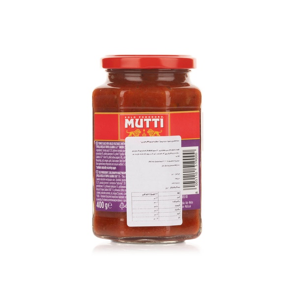 Mutti Pasta Sauce with Datterino Tomatoes and Grilled Vegetables 400g