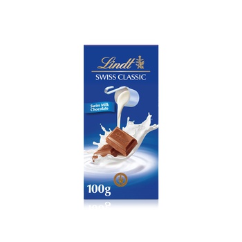 Lindt Swiss Classic Milk Chocolate 100g