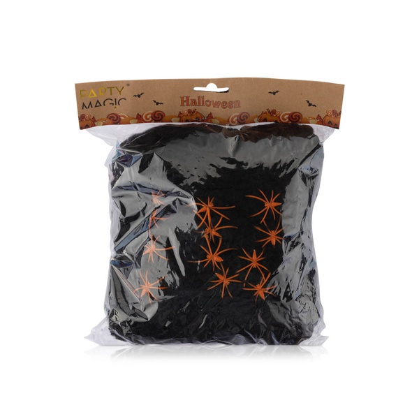 Party Magic Halloween Black Spider Web Decoration