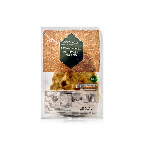 Waitrose Peshwari Naan 220g