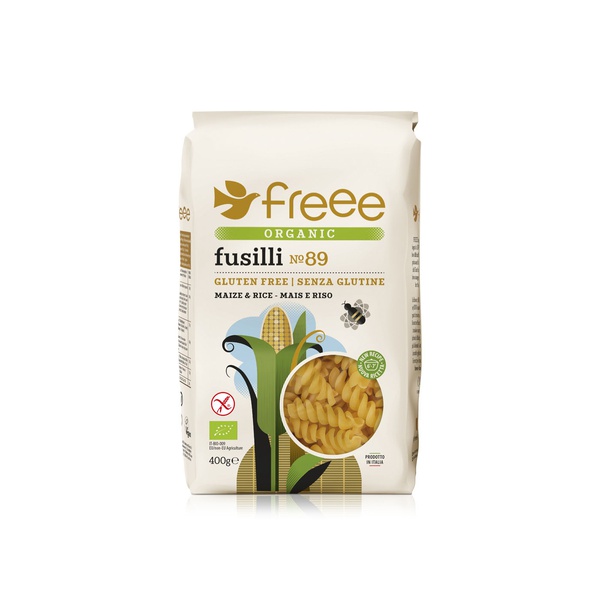 Freee Gluten Free Organic Maize & Rice Fusilli Pasta 400g