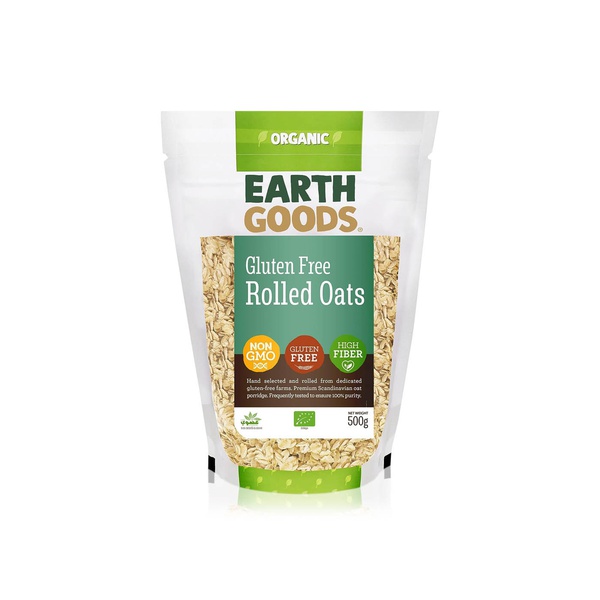 Earth Goods organic gluten free rolled oats 500g