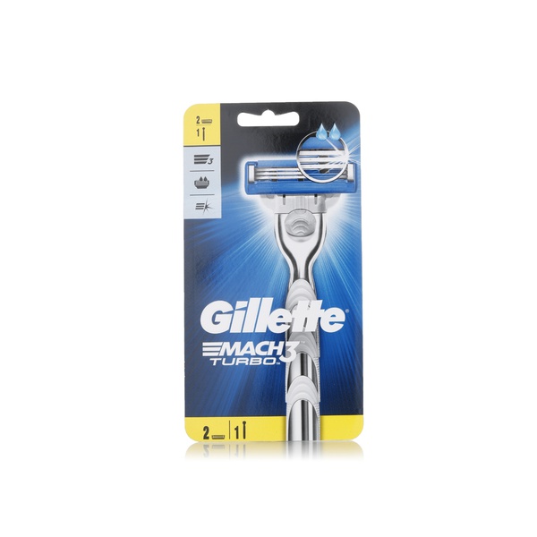اشتري Gillette Mach3 Turbo mens razor and 1 blade في الامارات