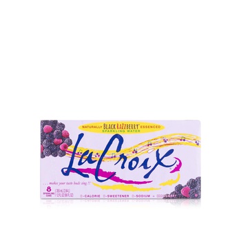 La Croix Black Razzberry Sparkling Water 355ml 8 Cans