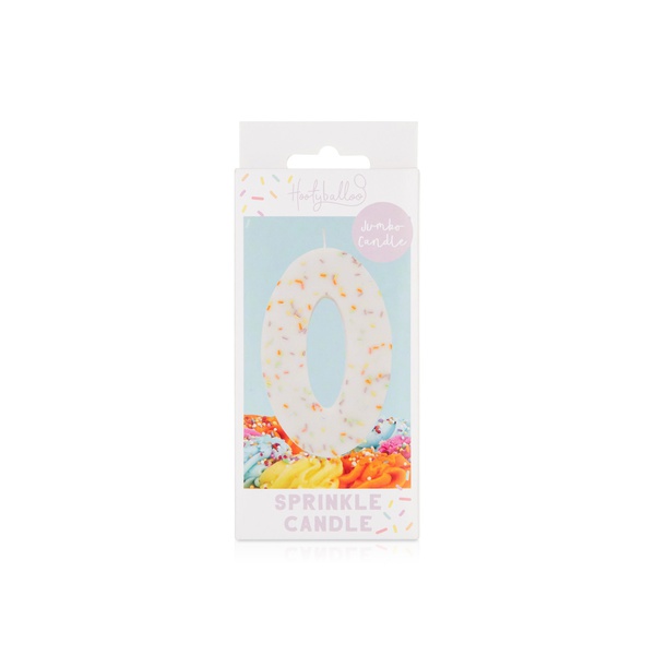 Hootyballoo Sprinkle Candle Number 0