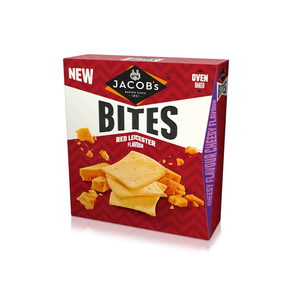 Jacob's Bites Red Leicester Crackers 125g