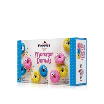 Poppies Frozen Trio Monster Donuts 324g