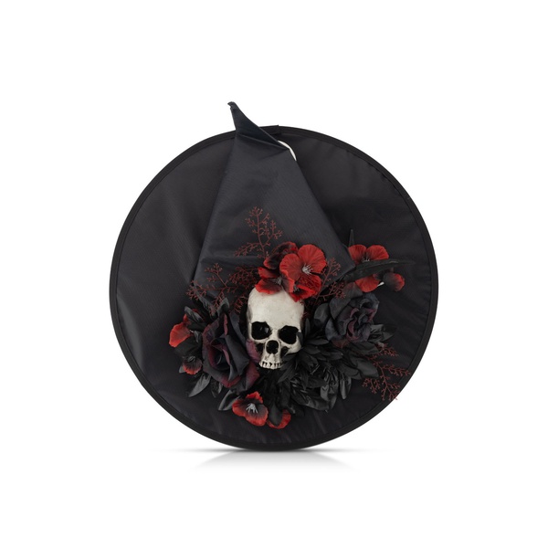 Party Magic Halloween Witch Hat with Skull