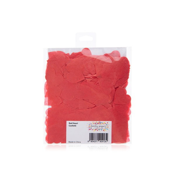 The Party Popper Red Heart Confetti