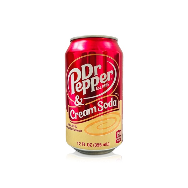 Dr Pepper & Cream Soda Soft Drink 355ml
