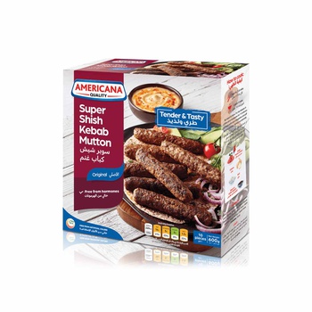Americana Frozen Super Mutton Shish Kebabs 600g