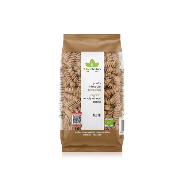 Bioitalia Organic Whole Wheat Fusilli Pasta 500g