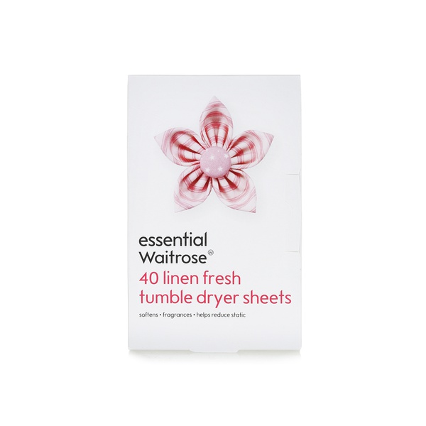 Waitrose Essential Fresh Tumble Dryer Sheets 40s