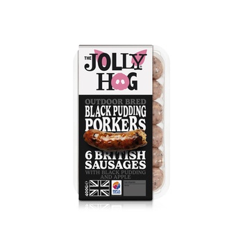 The Jolly Hog porky black sausage 400g