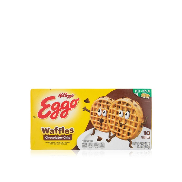 اشتري Kelloggs Eggo chocolaty chip waffles 349g في الامارات